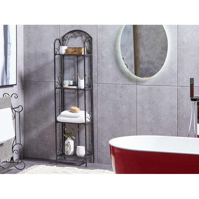 Rosalind Wheeler Metal Freestanding Bathroom Shelves Wayfair.co.uk